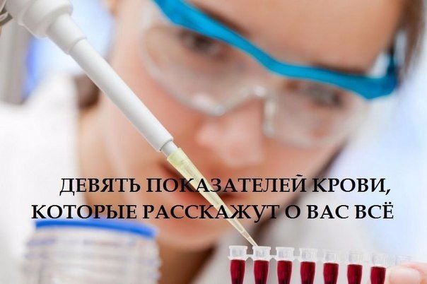 Девять показателей крови, которые расскажут о вас всё Девять показателей крови, которые расскажут о вас всё